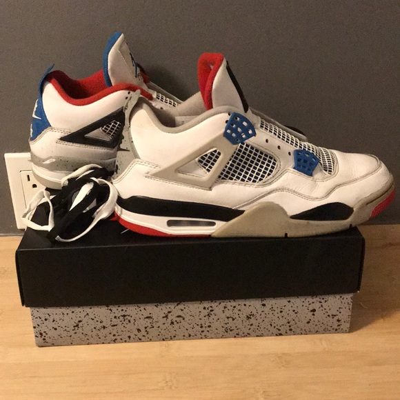Jordan 4s, What the